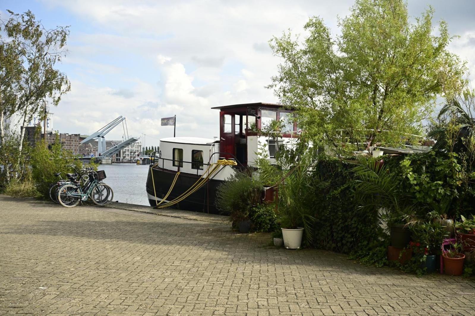 B&B Teddy "Prachtig Authentiek Woonschip Uit 1912, 15 Minuten Van Amsterdam" Wormer エクステリア 写真