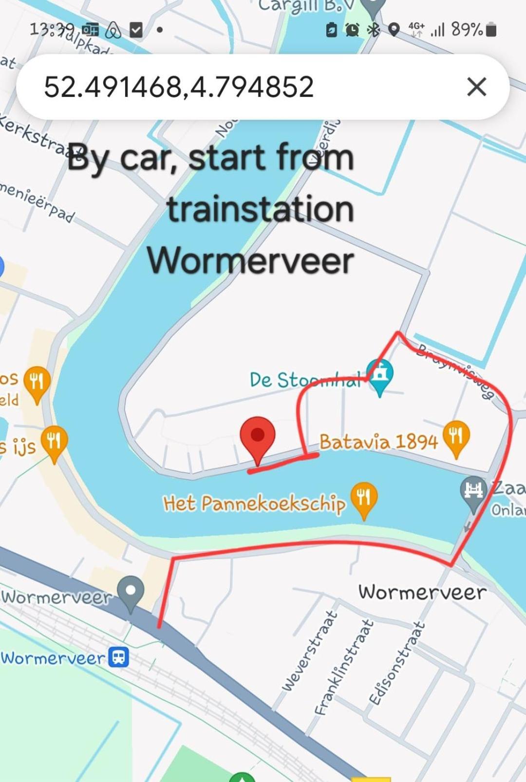 B&B Teddy "Prachtig Authentiek Woonschip Uit 1912, 15 Minuten Van Amsterdam" Wormer エクステリア 写真